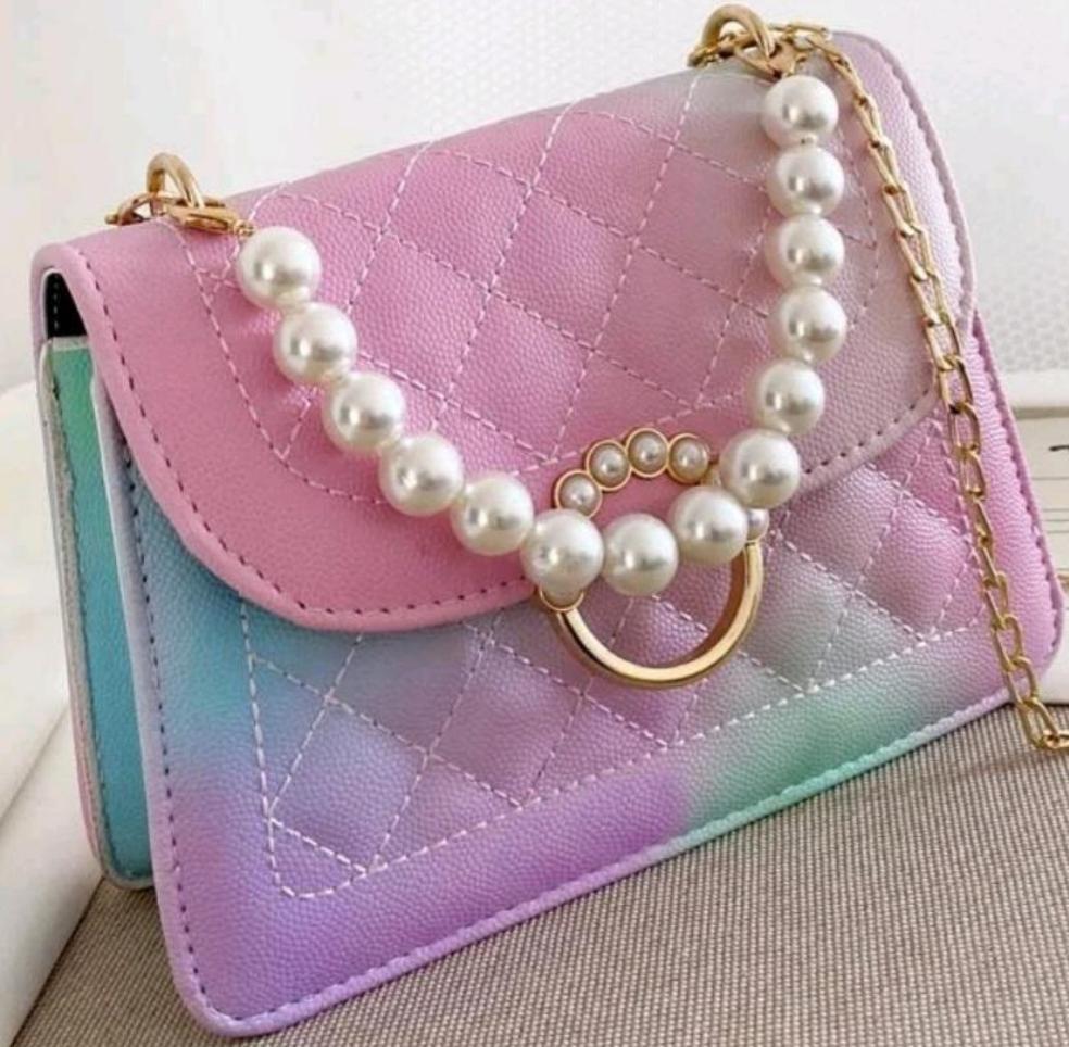 Pearl Cotton Candy Bag