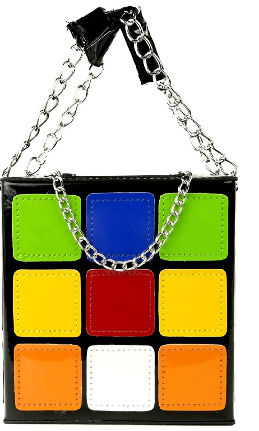 Magic Cube Block Handbag