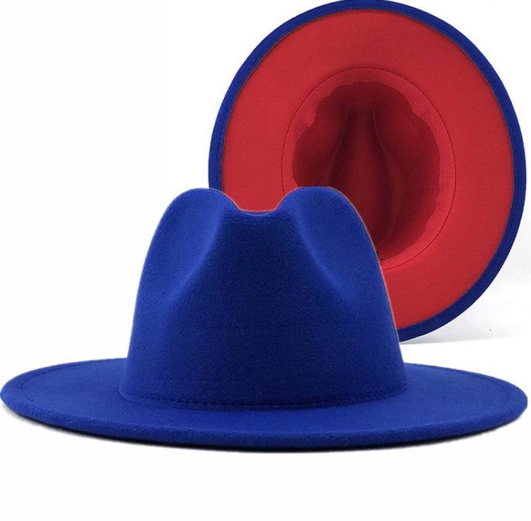 Jazzy Two Toned Fedora Hat (More Colors)