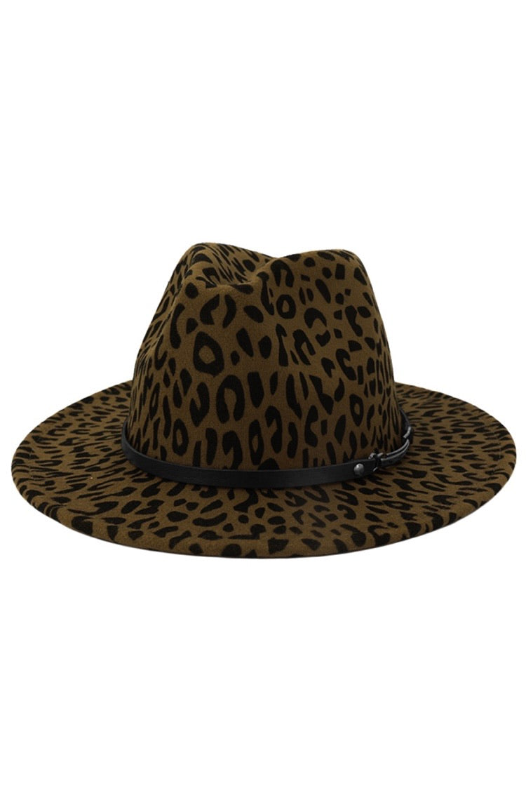 Savage Leopard Fedora Hat (More Colors)